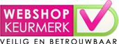 Wij zijn aangesloten bij het Webshop keurmerk.